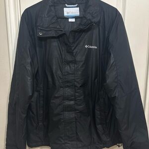 Columbia Black Windbreaker Jacket